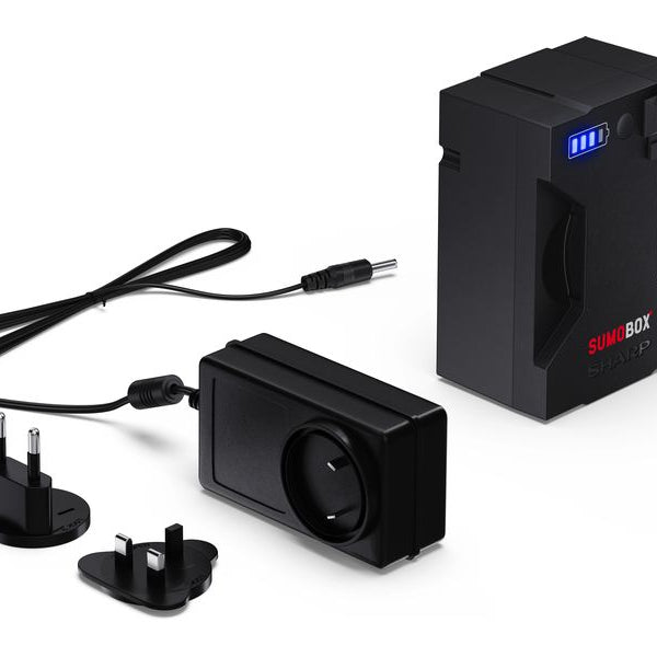 Sharp Akkupack und Ladegerät SumoBox