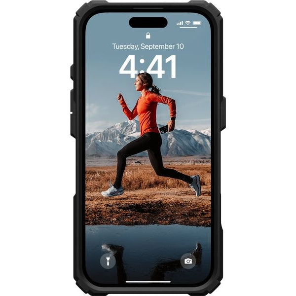 UAG Back Cover Plasma XTE iPhone 16 Black/Orange