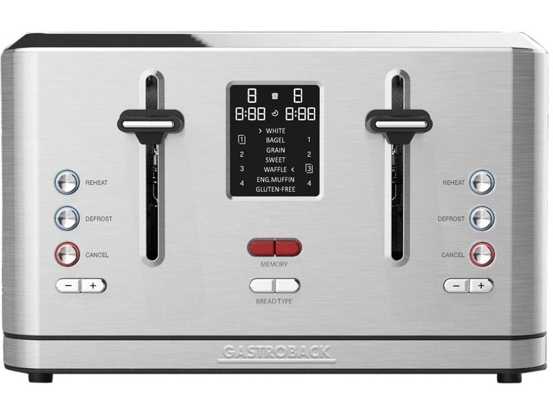Gastroback Toaster Digital 4S Silber