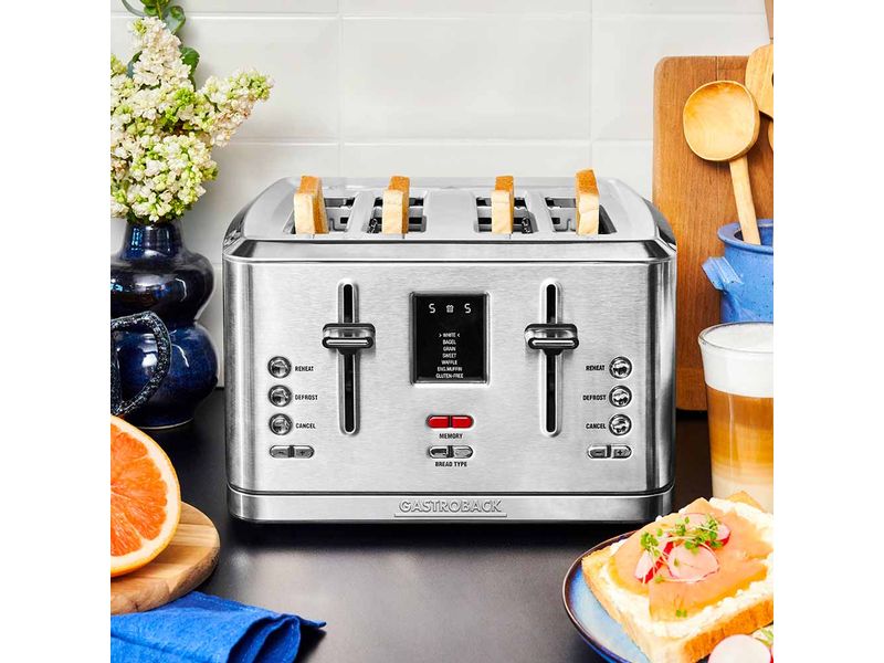 Gastroback Toaster Digital 4S Silber