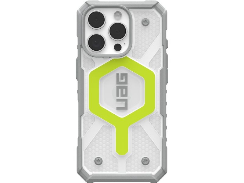 UAG Back Cover Pathfinder Clear iPhone 16 Pro Active Neon