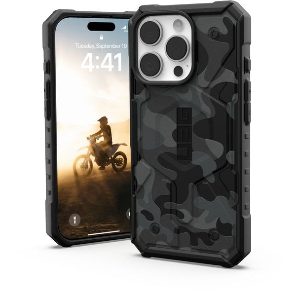 UAG Back Cover Pathfinder SE Mag iPhone 16 Pro Midnight Camo