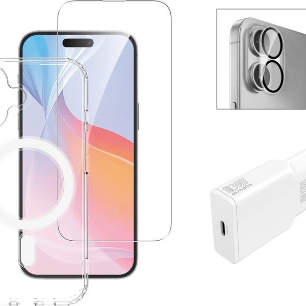 4smarts Back Cover 3in1 Premium Starter Set iPhone 16