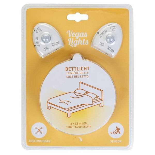 Vegas Lights LED-Streifen Bettbeleuchtung, 2er Set