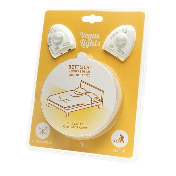 Vegas Lights LED-Streifen Bettbeleuchtung, 2er Set