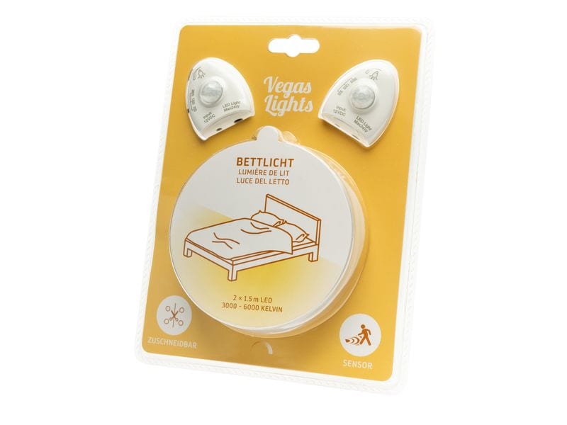Vegas Lights LED-Streifen Bettbeleuchtung, 2er Set