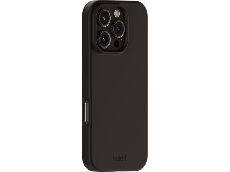 Holdit Back Cover Silicone iPhone 16 Pro Max Schwarz