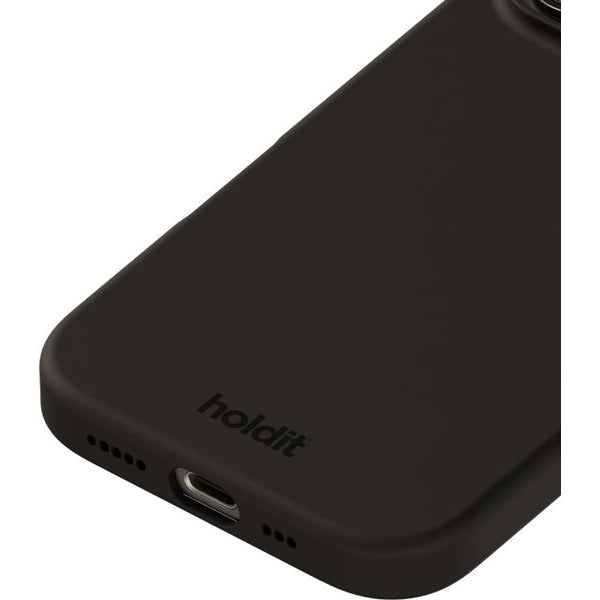 Holdit Back Cover Silicone iPhone 16 Pro Max Schwarz