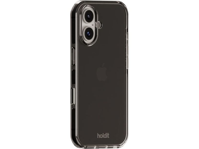 Holdit Back Cover Seethru iPhone 16 Schwarz
