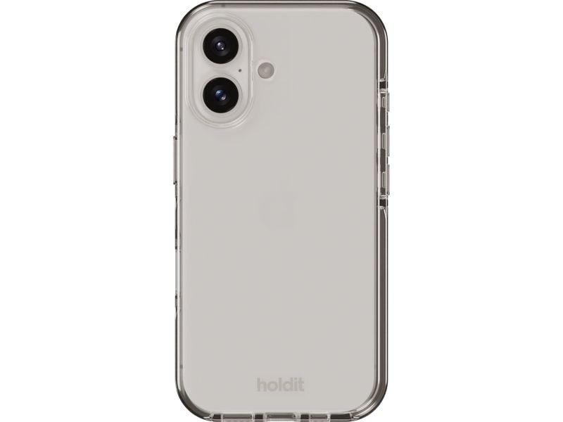 Holdit Back Cover Seethru iPhone 16 Weiss