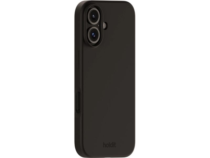 Holdit Back Cover Silicone iPhone 16 Plus Schwarz
