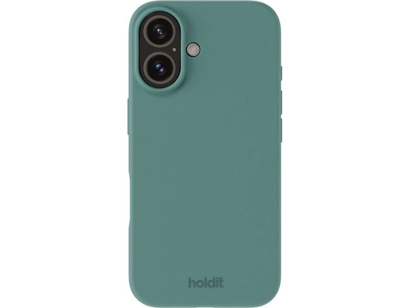 Holdit Back Cover Silicone iPhone 16 Grün