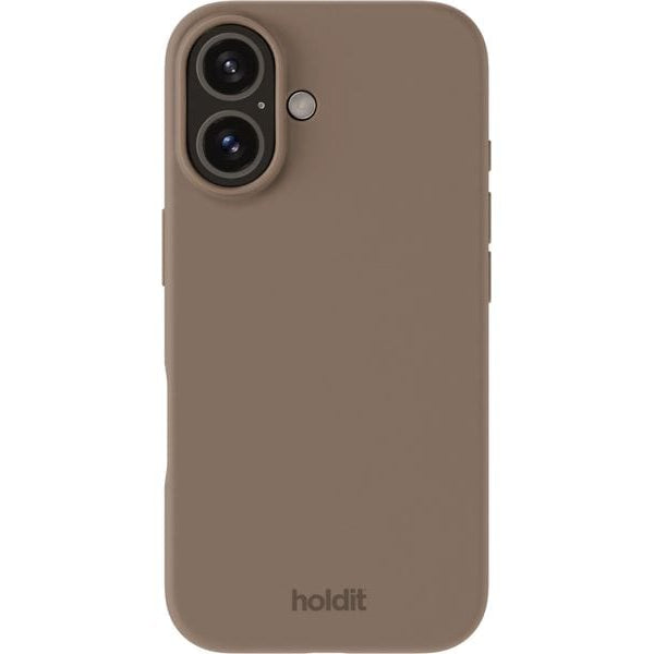 Holdit Back Cover Silicone iPhone 16 Plus Braun