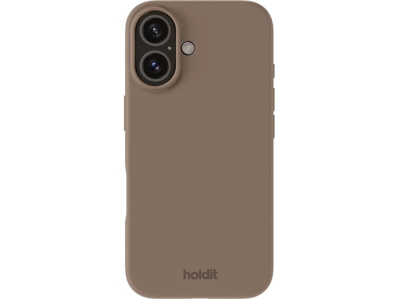 Holdit Back Cover Silicone iPhone 16 Plus Braun