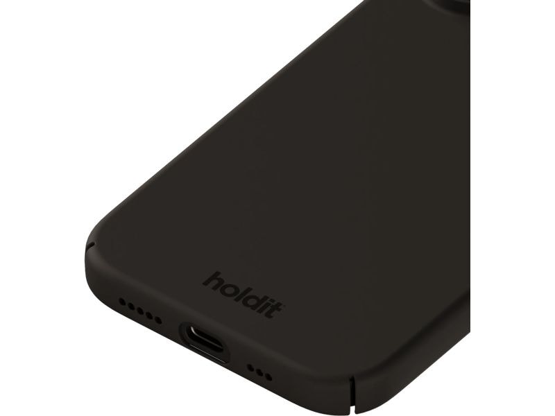 Holdit Back Cover Silicone iPhone 16 Schwarz