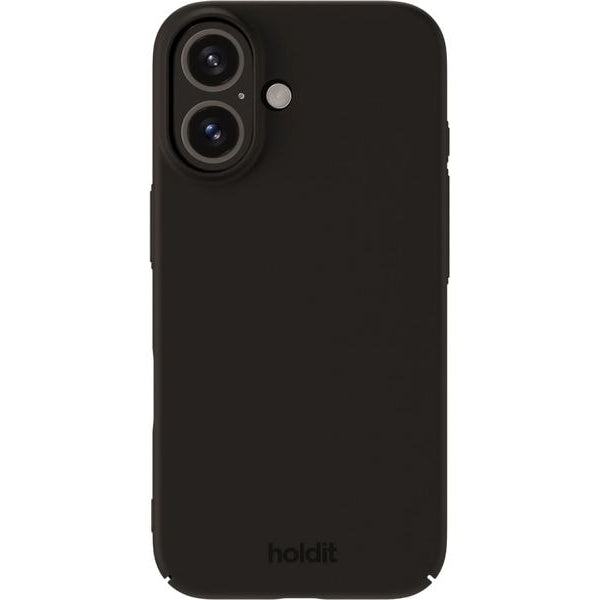 Holdit Back Cover Silicone iPhone 16 Schwarz