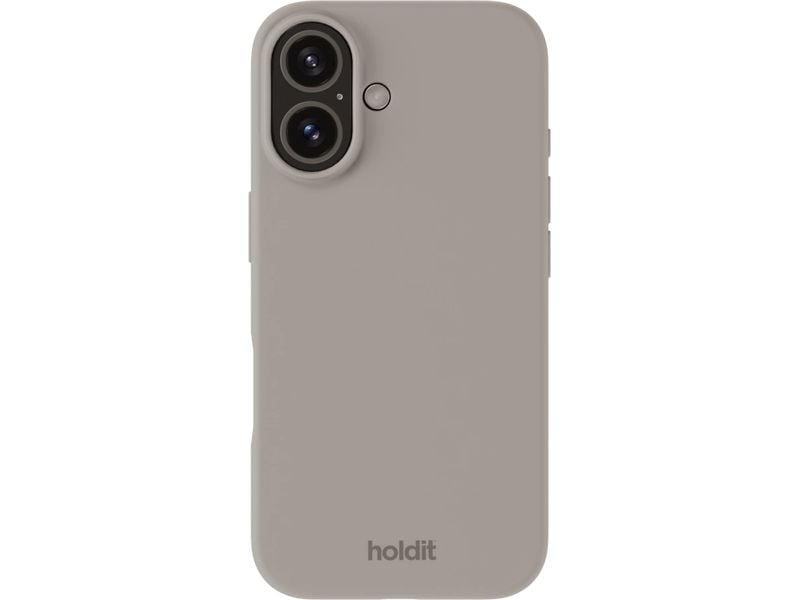Holdit Back Cover Silicone iPhone 16 Plus Taupe