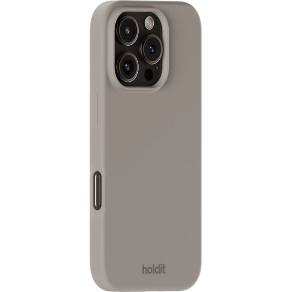 Holdit Back Cover Silicone iPhone 16 Pro Taupe
