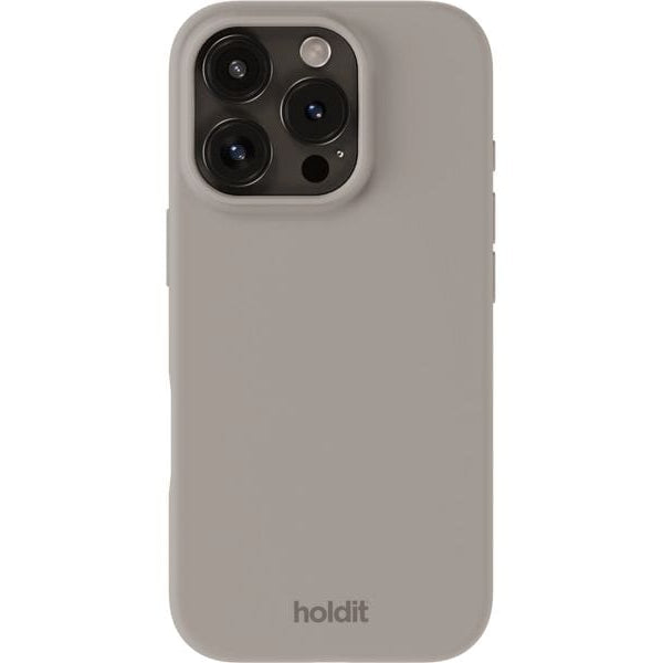 Holdit Back Cover Silicone iPhone 16 Pro Max Taupe
