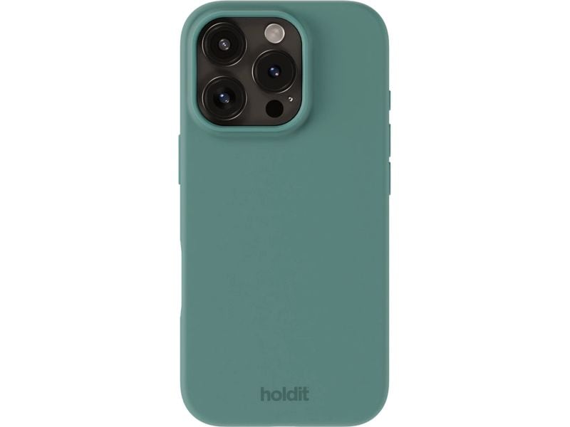 Holdit Back Cover Silicone iPhone 16 Pro Max Grün