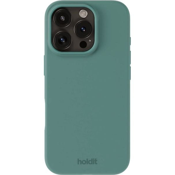 Holdit Back Cover Silicone iPhone 16 Pro Grün