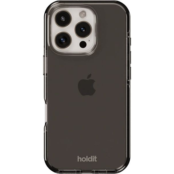 Holdit Back Cover Seethru iPhone 16 Pro Schwarz