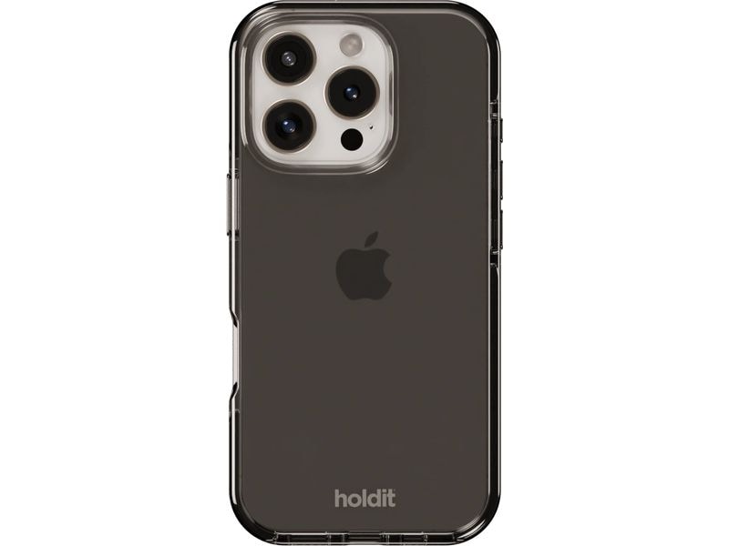 Holdit Back Cover Seethru iPhone 16 Pro Schwarz