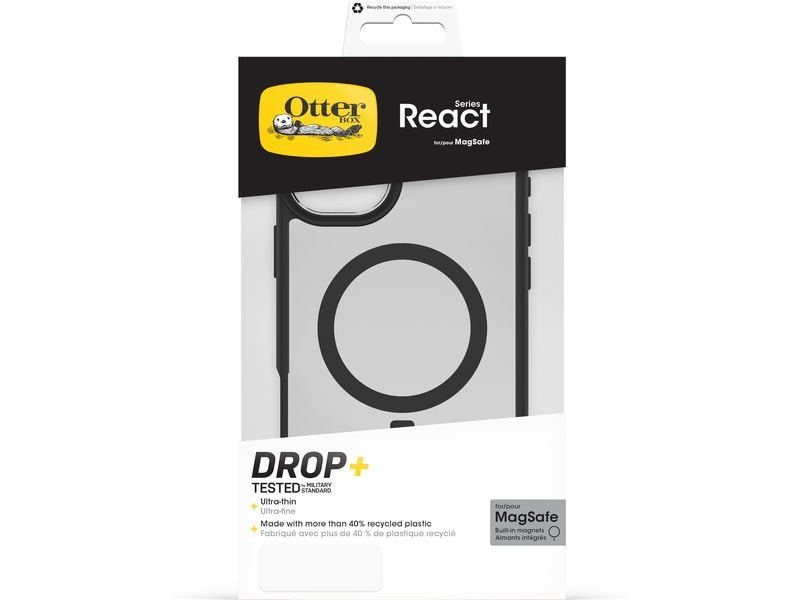 Otterbox Back Cover React iPhone 16 Plus Schwarz/Transparent