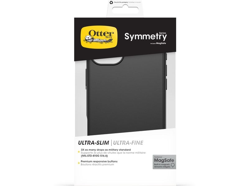 Otterbox Back Cover Symmetry iPhone 16 Plus Schwarz