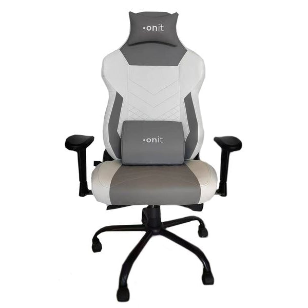 onit Gaming-Stuhl Weiss/Grau
