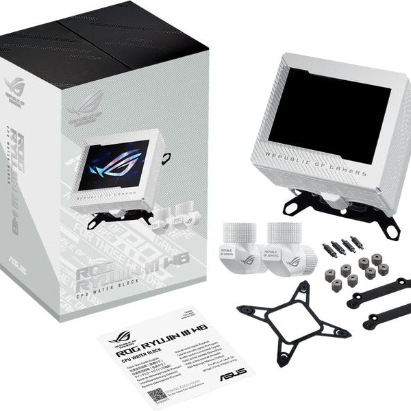 ASUS ROG Wasserkühlung ROG Ryujin III WB LCD White Edition