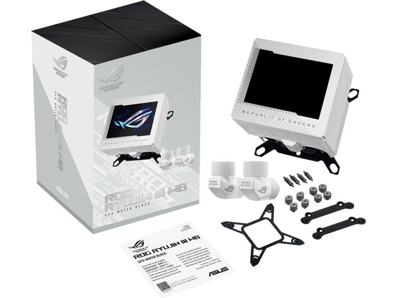 ASUS ROG Wasserkühlung ROG Ryujin III WB LCD White Edition