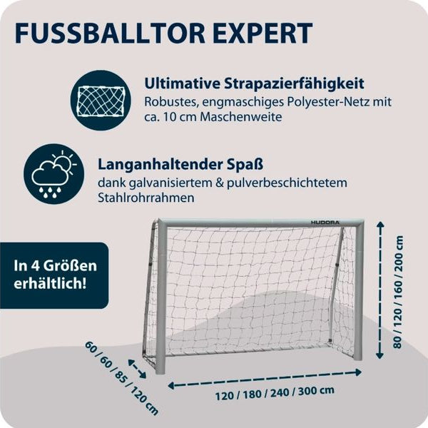 Hudora Fussballtor Expert 120 120 x 80 x 60 cm