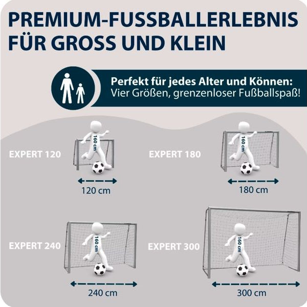Hudora Fussballtor Expert 120 120 x 80 x 60 cm