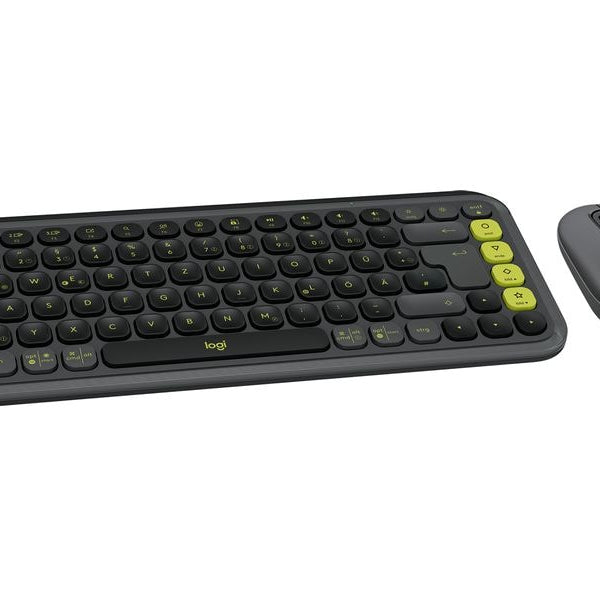 Logitech Tastatur-Maus-Set POP Icon Combo Graphite