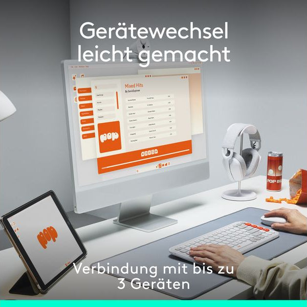 Logitech POP Mouse Off-White