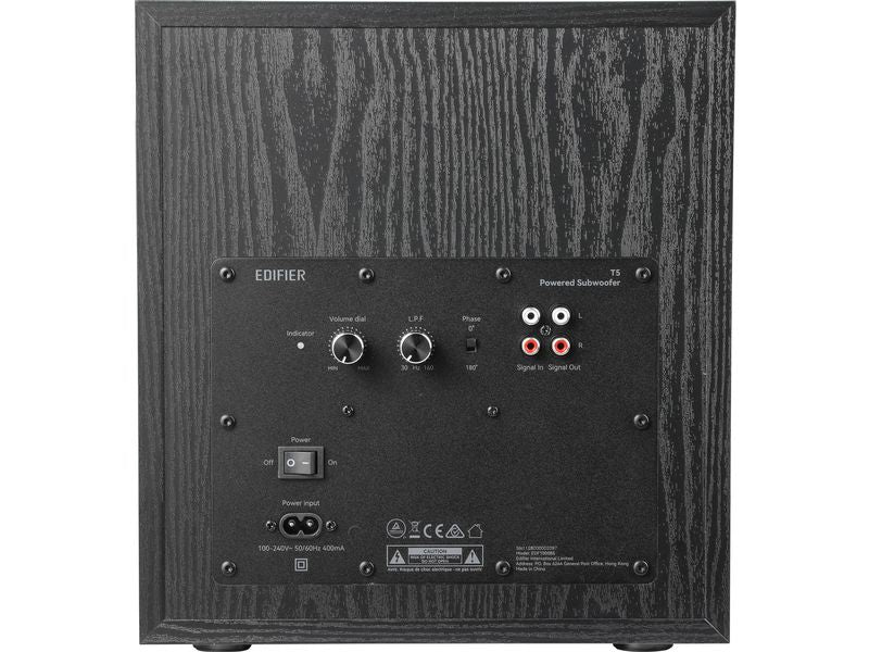 Edifier Subwoofer T5 Schwarz