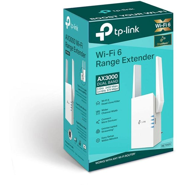 TP-Link WLAN-Mesh-Repeater RE705X Wi-Fi 6