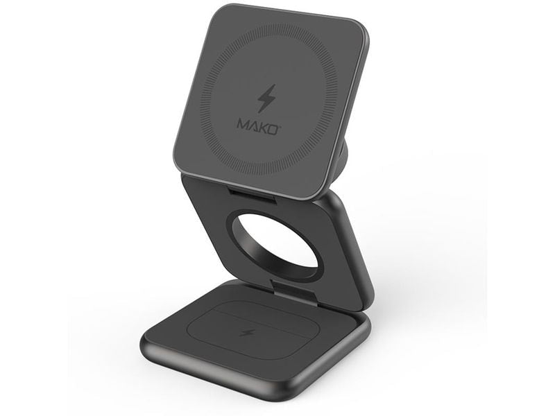 Mako Magnetic Wireless Charger Fold 3-in-1 Apple