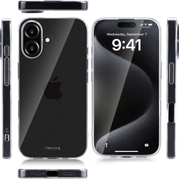 Nevox Back Cover StyleShell Flex iPhone 16 Plus Transparent