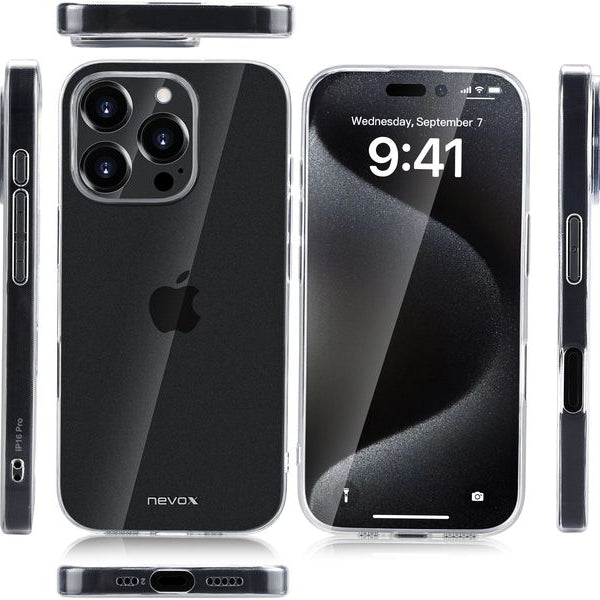 Nevox Back Cover StyleShell Flex iPhone 16 Pro Max Transparent