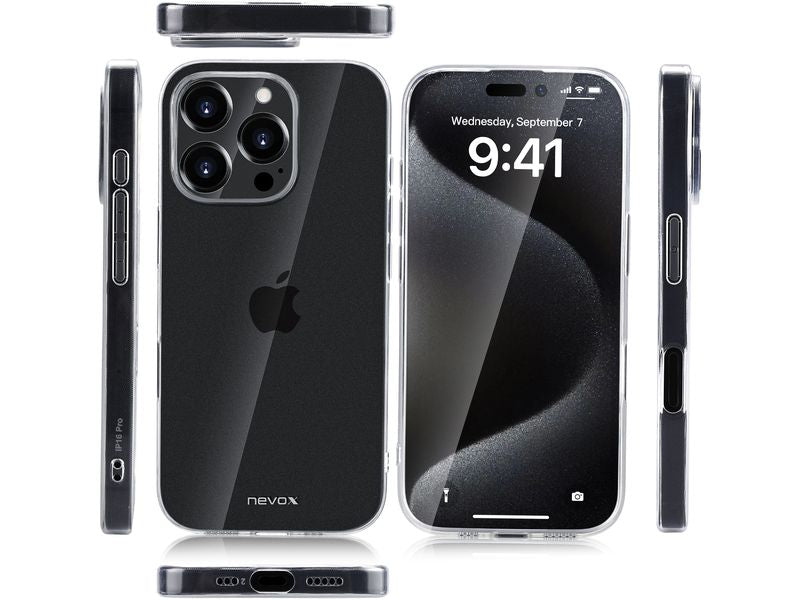 Nevox Back Cover StyleShell Flex iPhone 16 Pro Transparent