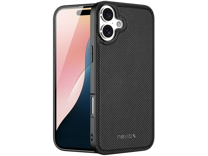 Nevox Back Cover StyleShell Nylo iPhone 16 Schwarz