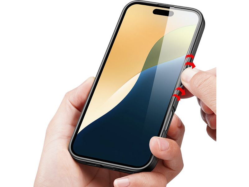 Nevox Back Cover StyleShell Nylo iPhone 16 Plus Schwarz