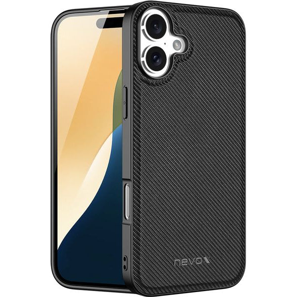 Nevox Back Cover StyleShell Nylo iPhone 16 Plus Schwarz