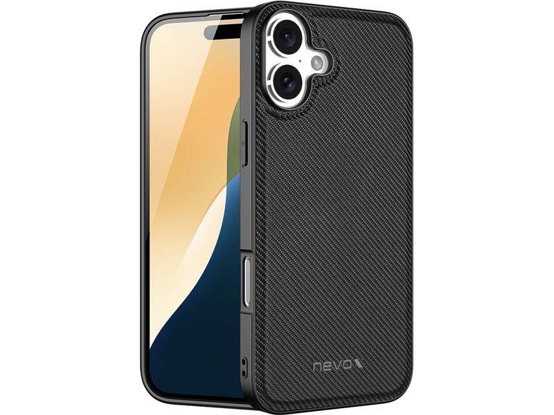 Nevox Back Cover StyleShell Nylo iPhone 16 Plus Schwarz