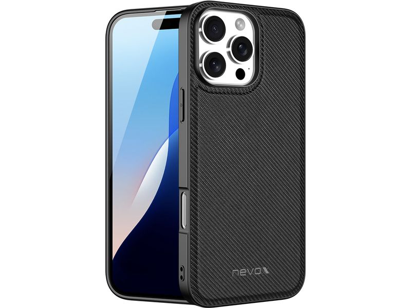 Nevox Back Cover StyleShell Nylo iPhone 16 Pro Schwarz