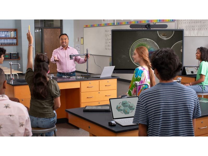 Logitech Reach - Verstellbare Content-Kamera mit Tischsockel