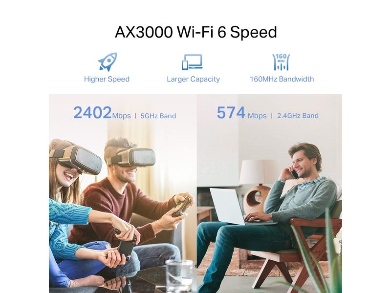 TP-Link WLAN-Mesh-Repeater RE705X Wi-Fi 6