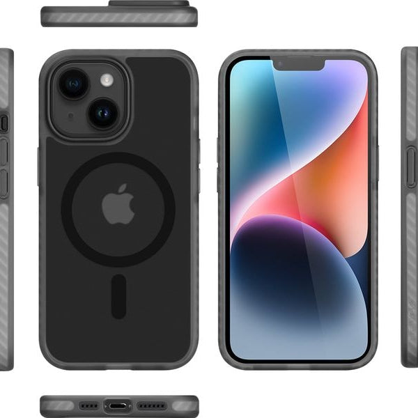 Nevox Back Cover StyleShell Invisio MagSafe iPhone 16 Plus Schwarz